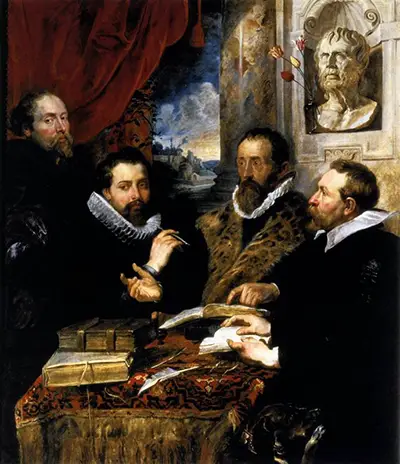 Self Portrait with Brother Philipp Justus Lipsius and another Scholar Peter Paul Rubens